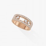 Messika - Classic Move Pave Ring Rose Gold
